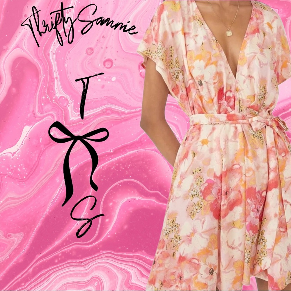 NWT FP - Floral Wrap Dress with Belt